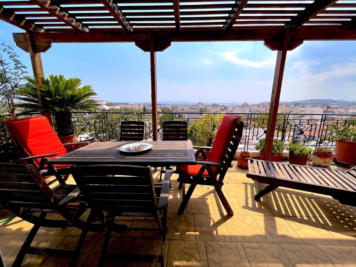 The Best Penthouse View Near Stavros Niarchos Foundation Atenas Exterior foto